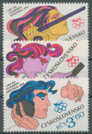 Tschechoslowakei 1976 Olympische Sommerspiele Montreal 2308/10 Postfrisch - Unused Stamps