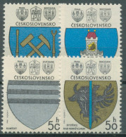 Tschechoslowakei 1980 Wappen Stadtwappen 2552/55 Postfrisch - Nuovi