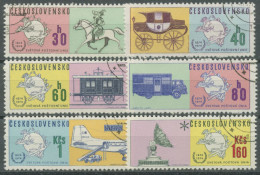 Tschechoslowakei 1974 Weltpostverein UPU Postbeförderung 2222/27 Gestempelt - Gebraucht