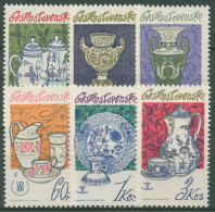 Tschechoslowakei 1977 Porzellan Gefäße 2381/86 Postfrisch - Ongebruikt