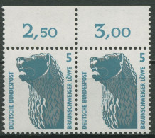 Bund 1990 Sehenswürdigkeiten SWK Mit Oberrand 1448 V Waag. Paar OR Postfrisch - Nuevos