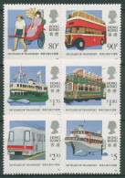 Hongkong 1991 Öffentliches Transportwesen Bahn Boot Bus 615/20 Postfrisch - Ungebraucht