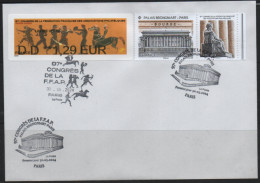 Atm, Nabanco, Pli FDC, DD 1.29 + Timbre FFAP 1.29€. JEUX DE L'ANTIQUITE GRECQUE. 97ème Congres FFAP. PARIS PHILEX 2024. - 2010-... Viñetas De Franqueo Illustradas