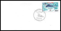 0298 Concorde Wallis Et Futuna Fdc (premier Jour) 21/01/1976 Lettre Poste Aérienne Airmail Cover Luftpost - Concorde