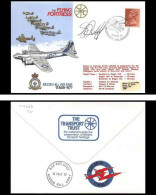 1176 Lettre Airmail Cover Grande Bretagne Great Britain Flying Fortress 1977 Signé (signed) Pilots - Vliegtuigen