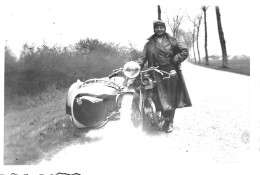 Photo Original 9x6 Cm -  Ancienne - MOTO - SID-CAR - Automobiles