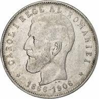 Roumanie, Carol I, 5 Lei, 1906, Argent, TB+, KM:35 - Roemenië