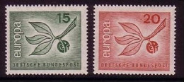 DEUTSCHLAND MI-NR. 483-484 POSTFRISCH(MINT) EUROPA 1965 ZWEIG - 1965