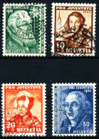 SCHWEIZ PRO JUVENTUTE Nr 412-415 Gestempelt X54BBF2 - Used Stamps