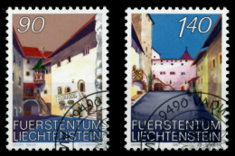 LIECHTENSTEIN 1987 Nr 919-920 Gestempelt SB4A012 - Used Stamps
