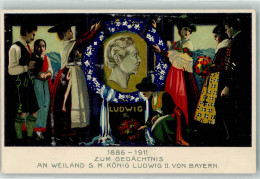 13919841 - Gedaechtnis Weiland S.M.Koenig Ludwig II. - Cartoline Postali