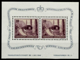 LIECHTENSTEIN BLOCK KLEINBOGEN Block 4 Postfrisch X7EF39E - Blokken