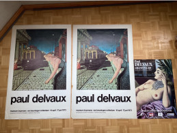 PAUL DELVAUX - 3 Affiches - Zeitgenössische Kunst