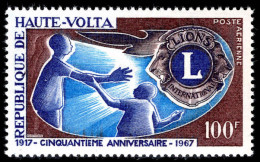 Upper Volta 1967 50th Anniversary Of Lions International Unmounted Mint. - Haute-Volta (1958-1984)