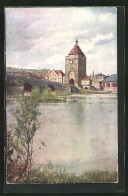 AK Esslingen /Neckar, Pliensautor Mit Neckarbrücke  - Esslingen