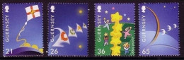 GUERNSEY MI-NR. 851-854 POSTFRISCH(MINT) EUROPA 2000 STERNE - 2000