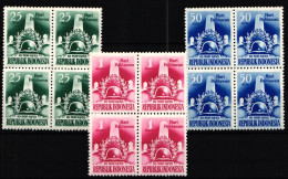 Indonesien 155-157 Postfrisch Als Viererblock #KF025 - Indonesia