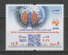 EGYPT / 2021 / UN / ITU / UTI / WTISD / MNH / VF - Ongebruikt