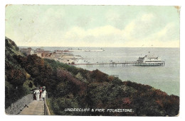 Folkestone - 1909 - Undercliff & Pier # 11-20/3 - Folkestone