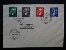 SVIZZERA - Expo Nazionale 1939 - Lingua Tedesca - Su Busta + Spese Postali - Brieven En Documenten