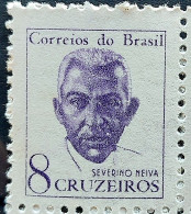 Brazil Regular Stamp RHM 519 Famous Figures Severino Neiva 1963 - Ongebruikt