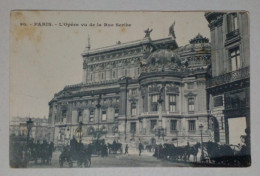 Carte Postale - L'Opéra Vu De La Rue Scribe, Paris. - Denkmäler