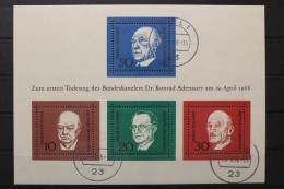 Deutschland (BRD), MiNr. Block 4, Tagesstempel, EST - Oblitérés