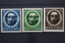 Bayern, MiNr. 131-133 II A, Postfrisch - Bremen