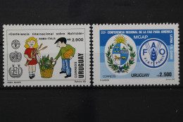 Uruguay, MiNr. 1955 + 1996, Postfrisch - Uruguay