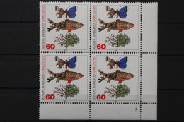 Deutschland, MiNr. 1087, 4er Block Ecke Re. U. FN 2, Postfrisch - Unused Stamps