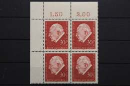 Deutschland, MiNr. 609, Viererblock, Ecke Li. Oben, Postfrisch - Ungebraucht