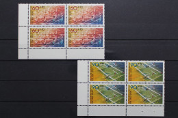 Deutschland, MiNr. 1094-1095, 4er Blöcke Ecken Li. U., Postfrisch - Unused Stamps