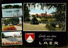73870155 Laer Bad Schwanenteich Park Freibad Kirche Laer Bad - Bad Laer