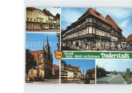 72259002 Duderstadt Hotel Zum Loewen Rathaus Altes Fachwerkhaus Glaese Markt Gre - Duderstadt