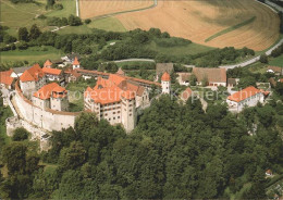 72257342 Harburg Schwaben Fliegeraufnahme Schloss Harburg - Harburg