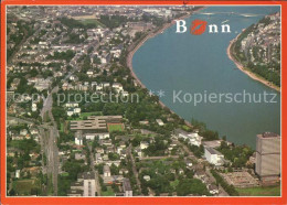 72257110 Bonn Rhein Panorama Mit Regierungsviertel Fliegeraufnahme Bad Godesberg - Bonn