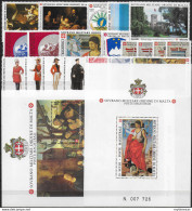 1994 SMOM Complete Year 20v.+2MS MNH - Altri & Non Classificati