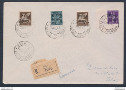 1945 Istria (Pola), Occupazione Jugoslava, Bella Raccomandata Pola Per Pola, Non Comune - Andere & Zonder Classificatie