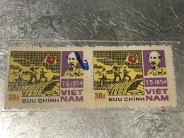 VIET NAM Stamps PRINT ERROR Block 2-1987-(30d-no514 Tem In Lõi-hai Hang Rang Cua-historic Days)2-STAMPS-vyre Rare - Vietnam