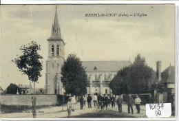 MESNIL-SAINT-LOUP- L EGLISE- MILITAIRES - Sonstige & Ohne Zuordnung