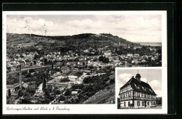 AK Grötzingen /Baden, Blick A. D. Turmberg, Romantisches Rathaus  - Baden-Baden