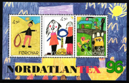 Färöer Block 8 Postfrisch Briefmarkenausstellung #IL873 - Islas Faeroes