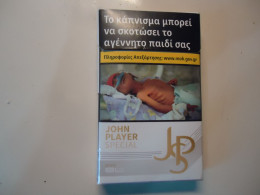 GREECE USED EMPTY CIGARETTES BOXES JOHN PLAYER - Tabaksdozen (leeg)