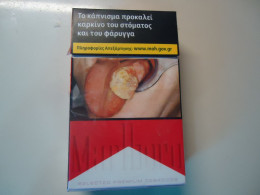 GREECE USED EMPTY CIGARETTES BOXES MARLLBORO - Contenitori Di Tabacco (vuoti)