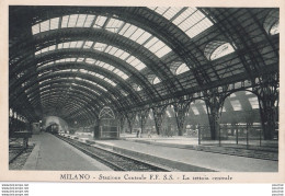 O2- MILANO -  STAZIONE CENTRALE F.F.S.S. - LA TETTOIA CENTRALE - ( 2 SCANS ) - Milano (Milan)