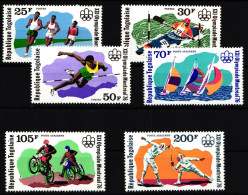Togo 1168-1173 Postfrisch Olympische Spiele #IR583 - Altri & Non Classificati