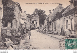 J5-60) ELINCOURT SAINTE MARGUERITE (OISE) LA RUE DU COUVENT  - ( ANIMEE - HABITANTS ) - Other & Unclassified