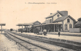 51-FERE CHAMPENOISE-INETRIEUR DE LA GARE-N 6011-C/0021 - Fère-Champenoise