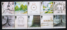 INGLATERRA - IVERT 2523/32 NUEVOS ** 50º ANIV. PUBLICACION ”EL SEÑOR DE LOS ANILLOS” - Unused Stamps