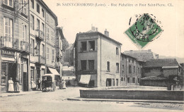 42-SAINT CHAMOND-RUE PICHELIERE ET PONT SAINT PIERRE-N 6013-E/0009 - Saint Chamond